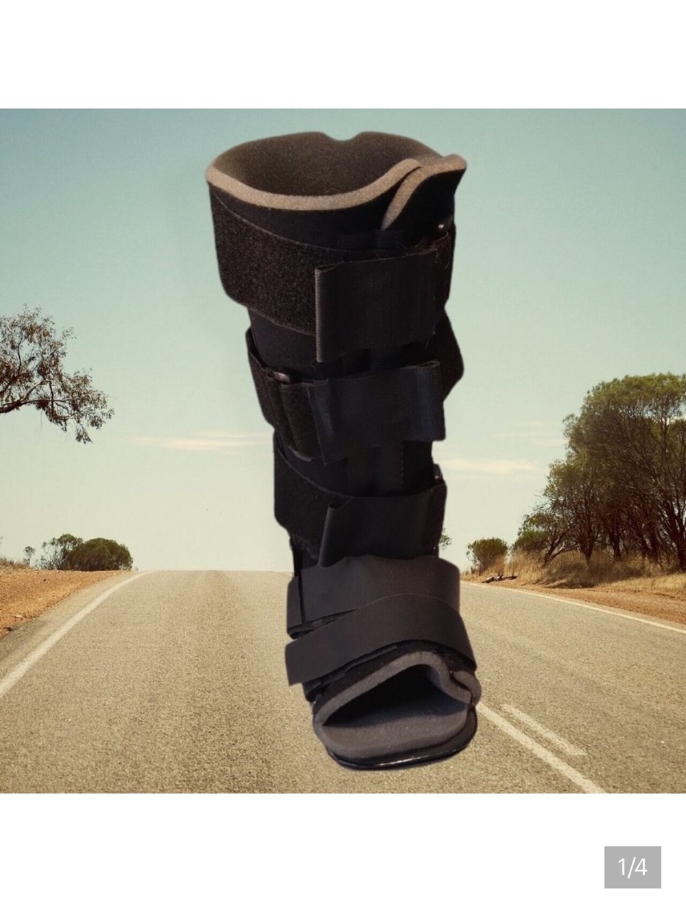 Breg Black Small Walking Boot Foot Brace Ankle Walker Support Ladies Children